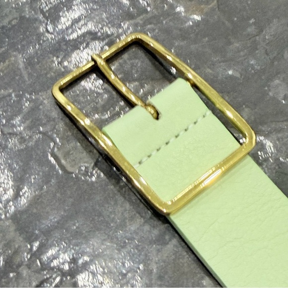 B-Low The Belt Mint Green Leather Belt Gold Hardware Small main image 4